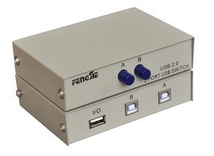 豐杰FJ-1A2B-C雙口USB2.0高速打印機(jī)共享器 高效辦公的明智之選
